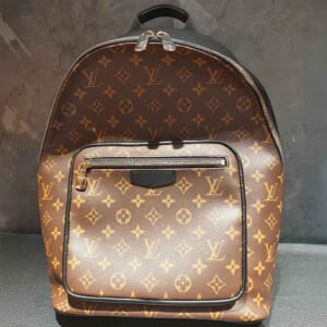 ルイ・ヴィトン モノグラム・マカサー ジョッシュNV ブラウン/ノワール シルバー金具