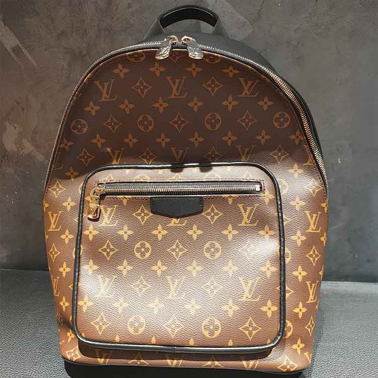 ルイ・ヴィトン モノグラム・マカサー ジョッシュNV ブラウン/ノワール シルバー金具