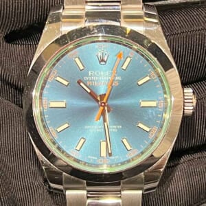 ロレックス ミルガウス 40mm Zブルー SS オイスター 116400GV