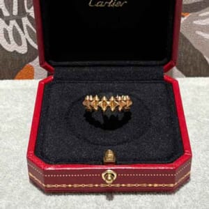 カルティエ クラッシュ ドゥ カルティエ リング ミディアム 50 K18ピンクゴールド