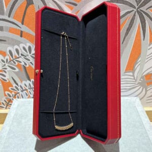 カルティエ クラッシュ ドゥ カルティエ ネックレス SM K18ピンクゴールド　中古A