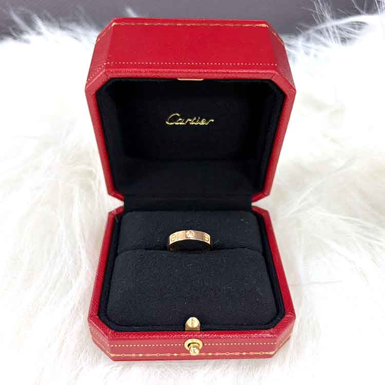 カルティエ ラブ リング #48 K18ピンクゴールド B4056148