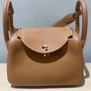 エルメス リンディミニ ゴールド トリヨンクレマンス ゴールド金具 K刻印