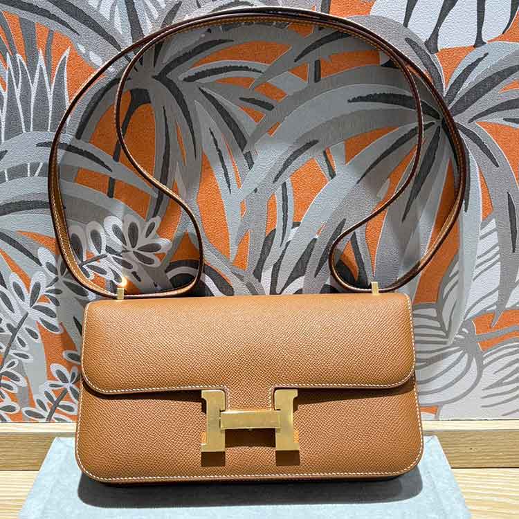 エルメス コンスタンスエラン ミロワール ゴールド エプソン ゴールド金具 K刻印