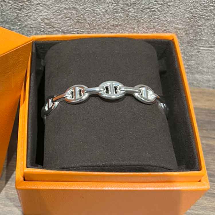 エルメス シェーヌ・ダンクル・アンシェネ バングル LG SV925