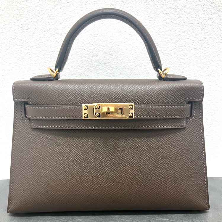 エルメス ミニケリー2 エコルセ エプソン ゴールド金具 B刻印