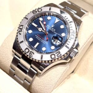 ロレックス ヨットマスター 40mm ブルー SS/PT オイスターブレス 116622