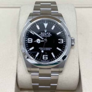 ロレックス デイトジャスト 36mm ブラック文字盤 SS/K18ホワイトゴールド オイスターブレス 126234 ランダムシリアル