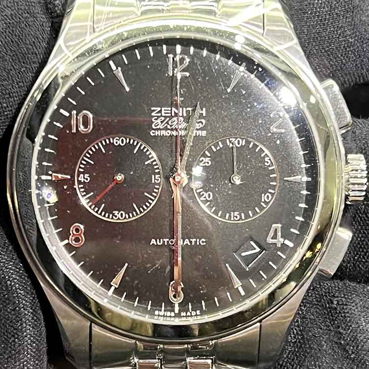 ゼニス エル・プリメロ クラス クロノグラフ 40mm ブラック文字盤 SS 03.0510.4002