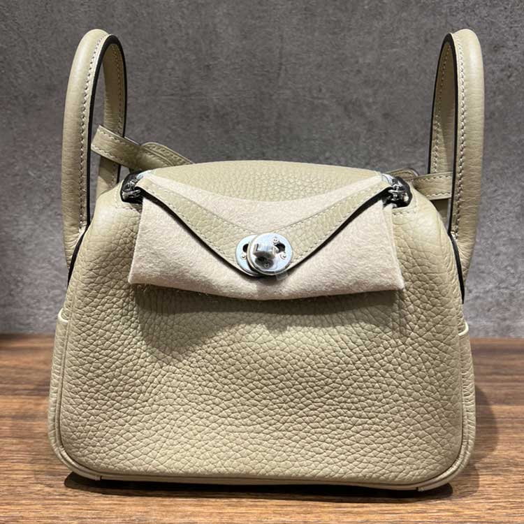 エルメス リンディミニ トレンチ トリヨンクレマンス シルバー金具 K刻印