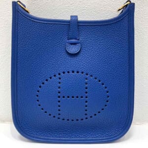 エルメス エブリンTPM アマゾン ブルーロワイヤル トリヨンクレマンス ゴールド金具 U刻印