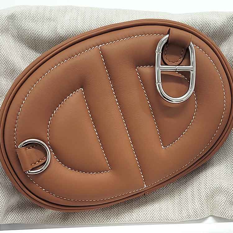 エルメス イン・ザ・ループ ベルトバッグ ゴールド スイフト シルバー金具 W刻印