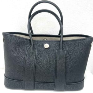 エルメス ネオ・ガーデン23 黒 ネゴンダ シルバー金具 K刻印