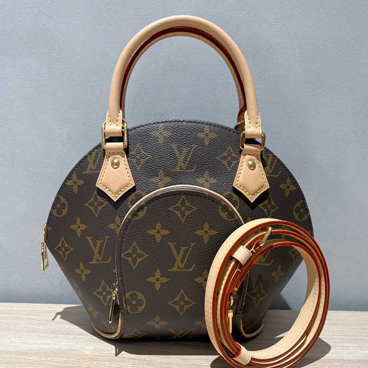 ルイ・ヴィトン モノグラム エリプスPM ブラウン ゴールド金具 M46196