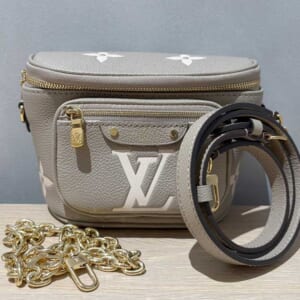 ルイ・ヴィトン モノグラム・アンプラント ミニ・バムバッグ トゥルトレール/クレーム ゴールド金具 M83219