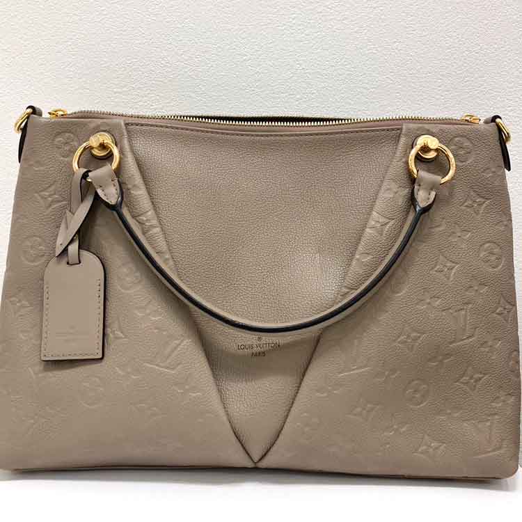 ルイ・ヴィトン モノグラム・アンプラント VトートMM ベージュ M44884