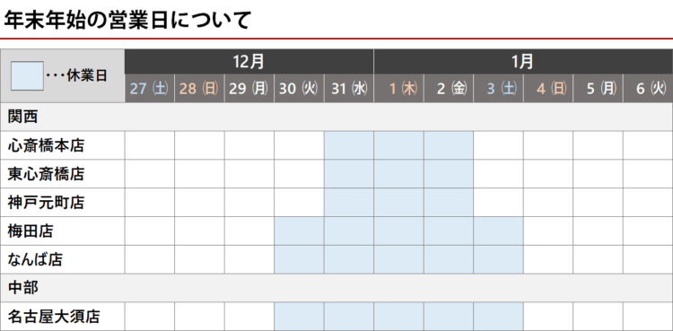 ギャラリーレア 心斎橋本店