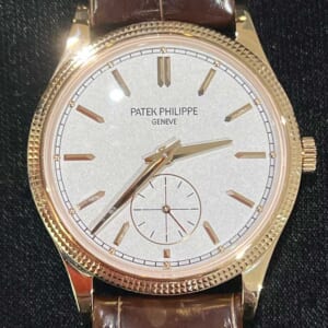 パテック フィリップ カラトラバ 39mm シルバー文字盤 K18PKG/レザー 6119R-001