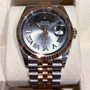 ロレックス デイトジャスト 36mm スレートローマン SS/K18ピンクゴールド ジュビリーブレス 126231