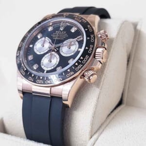 ロレックス コスモグラフ デイトナ 8Pダイヤモンド 40mm ブラック/サンダスト K18ピンクゴールド オイスターフレックス 126515LNG