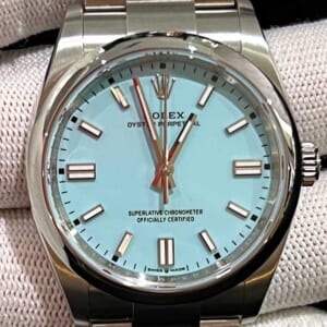 ロレックス オイスター パーペチュアル 36mm ターコイズブルー文字盤 SS 126000