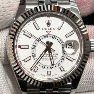 ロレックス スカイドゥエラー 42mm ホワイト文字盤 SS/K18ホワイトゴールド 336934