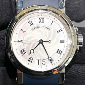 ブレゲ マリーン2 ラージデイト 39mm シルバー文字盤 SS/ラバー 5817ST/12/5V8