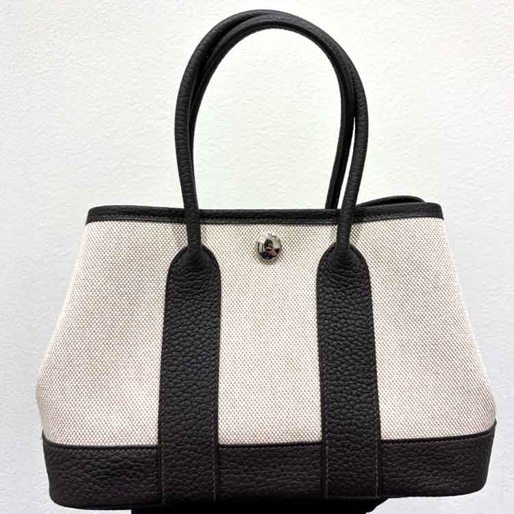 エルメス ネオ・ガーデン23 エベンヌ ネゴンダ/トワルッシュヴァイキング シルバー金具 K刻印