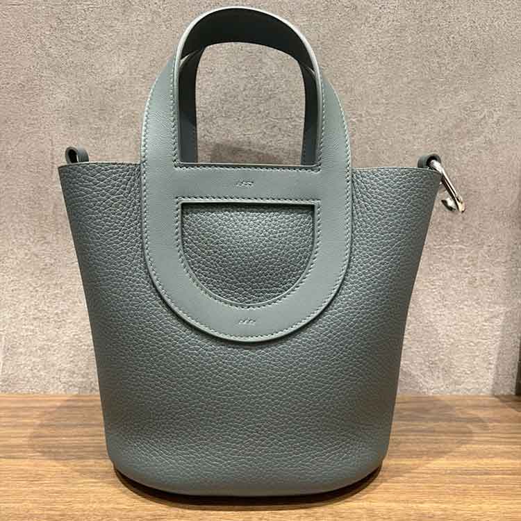 エルメス イン・ザ・ループ18 ヴェールマングローブ トリヨンクレマンス/スイフト シルバー金具 K刻印