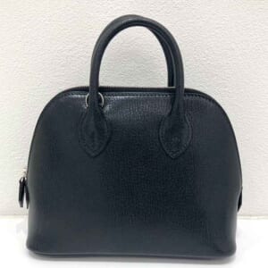 エルメス ボリード1923ミニ サングル コルタージュ 黒 シェブルシャムキャラ シルバー金具 K刻印