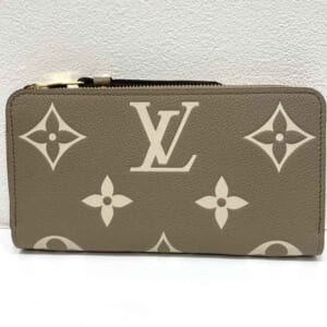 ルイ・ヴィトン モノグラム・アンプラント ジッピー・ウォレット トゥルトレールクレーム ゴールド金具 M69794