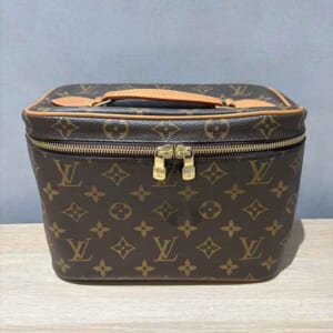 ルイ・ヴィトン モノグラム ニースBB ブラウン ゴールド金具 M42265