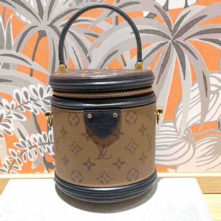 ルイ・ヴィトン モノグラム・リバース カンヌ ノワール ゴールド金具 M43986