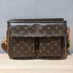 ルイ・ヴィトン モノグラム ヴィバ・シテ レッド ゴールド金具 M51163