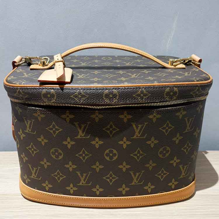 ルイ・ヴィトン モノグラム ニース ブラウン ゴールド金具 M47280