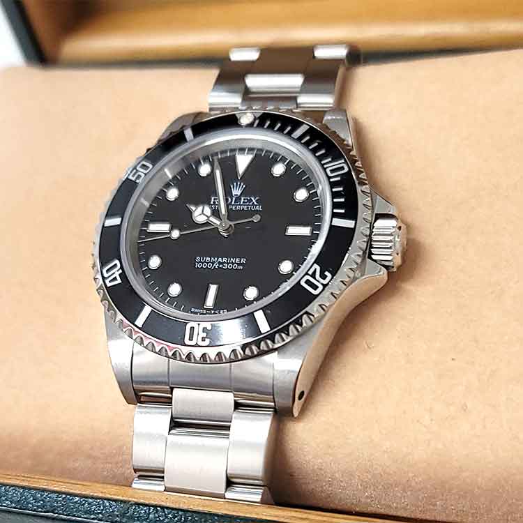 ロレックス サブマリーナー ノンデイト 40mm ブラック文字盤 SS オイスターブレス T番 14060