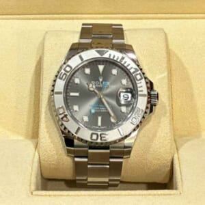 ロレックス ヨットマスター 37mm ダークロジウム SS/PT950 自動巻き オイスターブレス 268622 ランダム