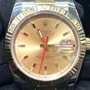 ロレックス デイトジャスト ターノグラフ 36mm シャンパン文字盤 SS/K18イエローゴールド 116263