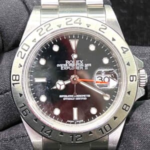 ロレックス エクスプローラー2 40mm ブラック文字盤 SS 16570