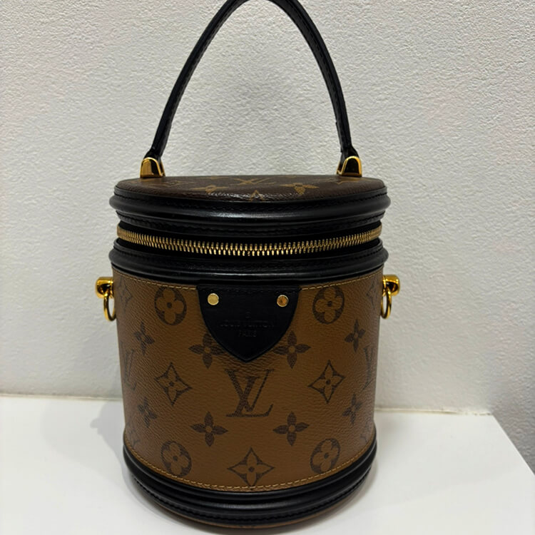 ルイ・ヴィトン カンヌ ノワール モノグラム/モノグラム・リバース ゴールド金具 M43986