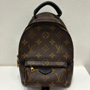 ルイ・ヴィトン パームスプリングス バックパックMINI ノワール モノグラム ゴールド金具 M44873