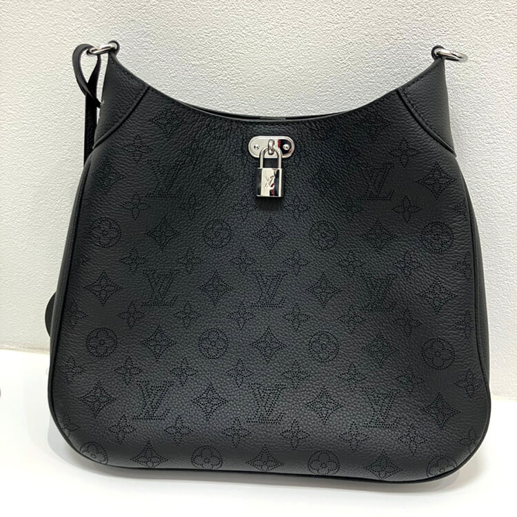 ルイ・ヴィトン オール アラウンドMM ノワール マヒナ シルバー金具 M14618