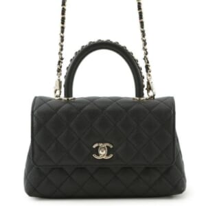 シャネル マトラッセ ココハンドル 2WAYハンドバッグ