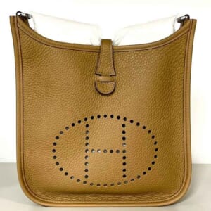 エルメス エブリン3 23 ビスキュイ トリヨンクレマンス シルバー金具