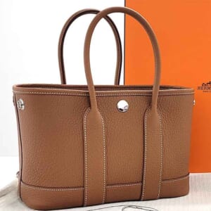 エルメス ネオ・ガーデン23 ゴールド ネゴンダ シルバー金具 K刻印