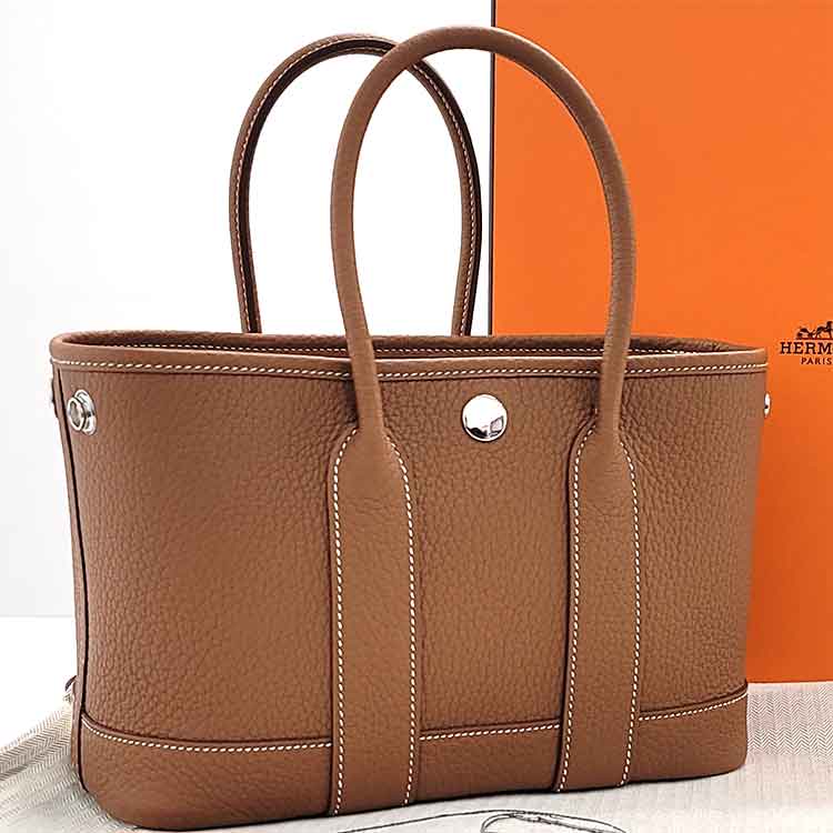 エルメス ネオ・ガーデン23 ゴールド ネゴンダ シルバー金具 K刻印