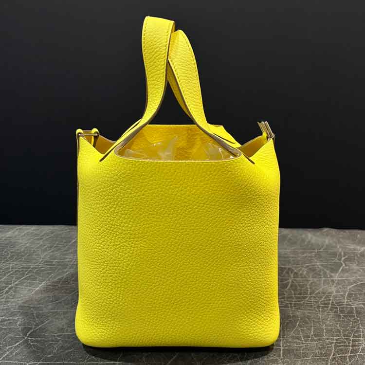 エルメス ピコタンロックPM リモンチェッロ トリヨンクレマンス シルバー金具 W刻印