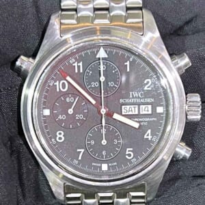 IWC ドッペルクロノグラフ 42mm ブラック文字盤 SS IW371319