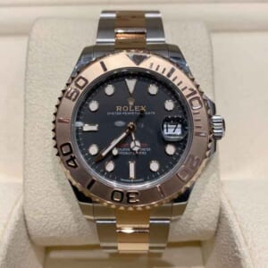 ロレックス ヨットマスター 37mm ブラック SS/K18ピンクゴールド 268621