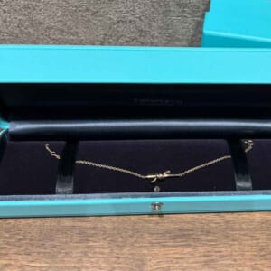 ティファニー ノット チェーン ブレスレット 750PG